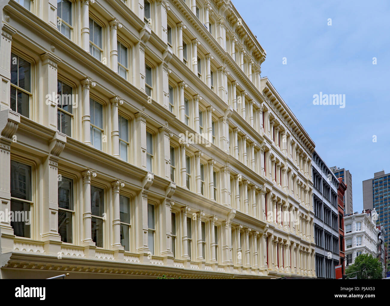 Manhattan, Gusseisen Gebäude im Stadtteil SoHo Stockfoto