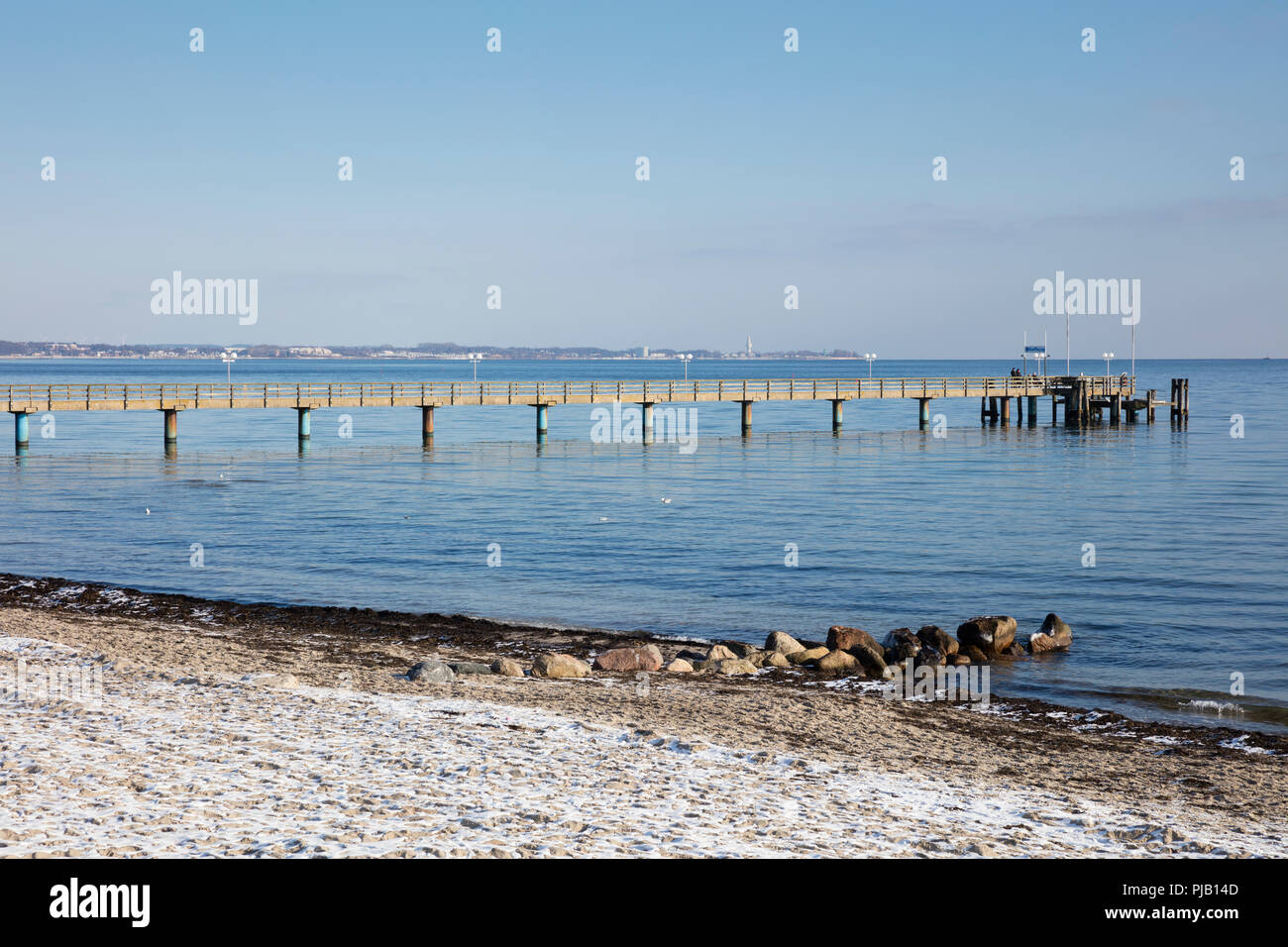 Küste von Haffkrug, Scharbeutz, Lübecker Bucht, Schleswig-Holstein, Deutschland, Europa Stockfoto