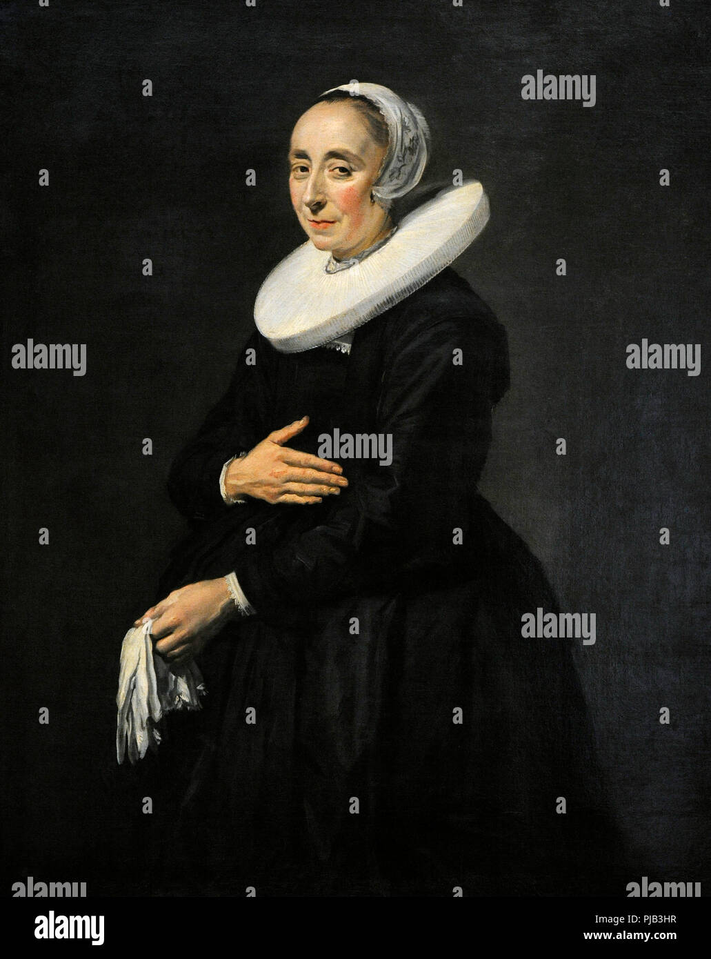 Frans Hals (1581/1585-1263). Niederländische Maler. Porträt einer Frau (Cornelia van der Meer?), ca. 1640. Wallraf-Richartz-Museum. Köln. Deutschland. Stockfoto