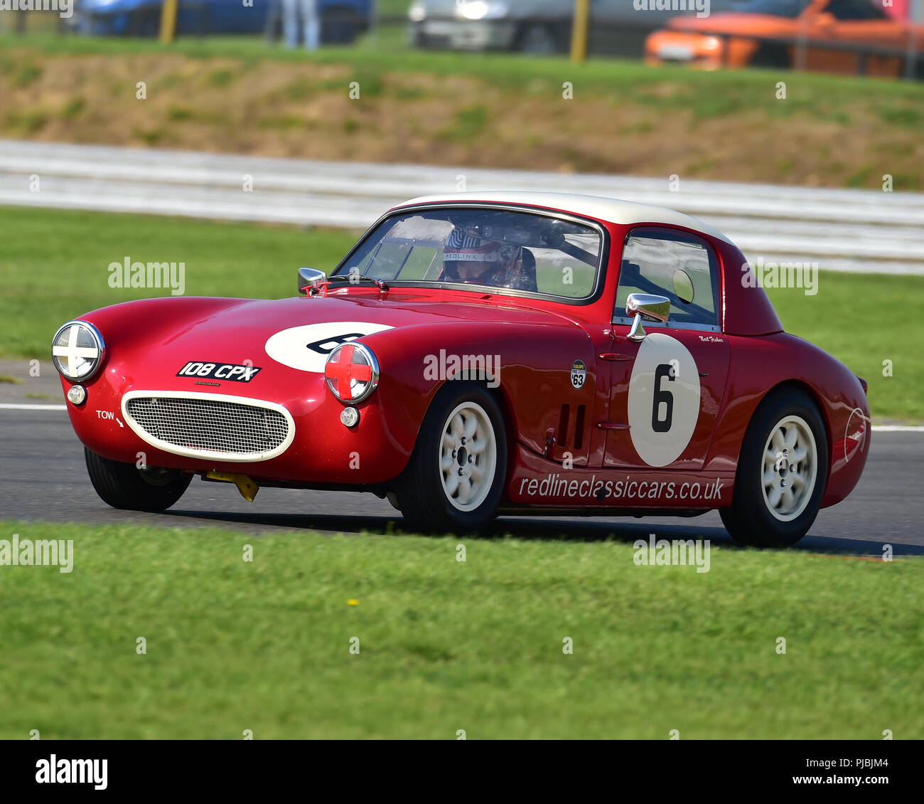 Neil Fisher, Austin Healey Sprite, Equipe GTS Sebring, Aston Martin Owners Club Racing, Snetterton, Norfolk, England, Samstag, den 1. September 2018. Aut Stockfoto