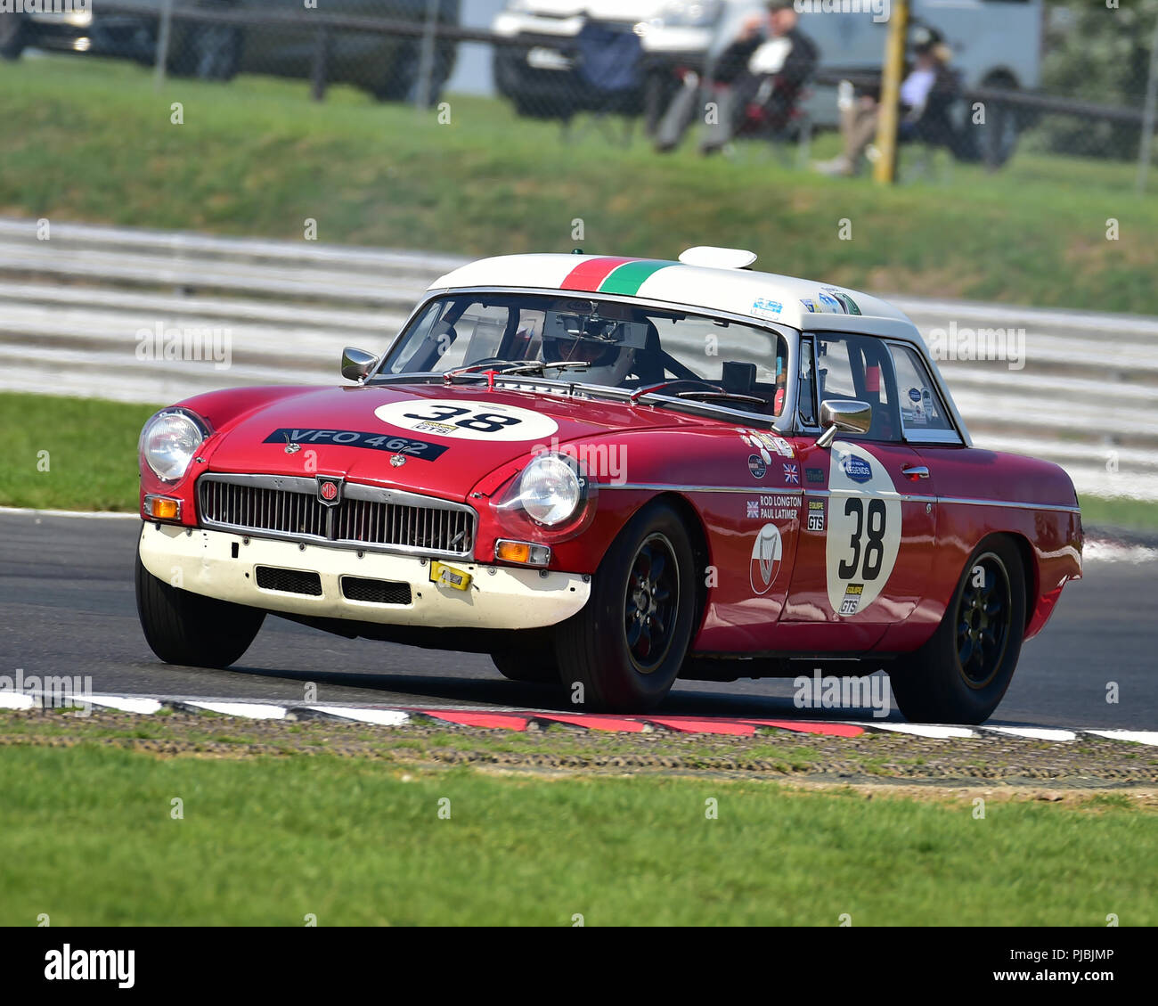 Paul Latimer, MG B, Equipe GTS, Aston Martin Owners Club Racing, Snetterton, Norfolk, England, Samstag, den 1. September 2018. Autosport, Autos, Schaltung r Stockfoto