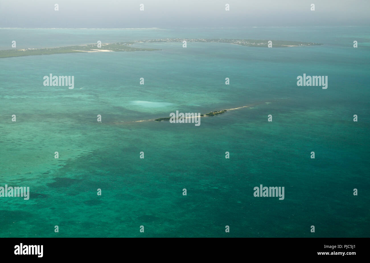 Antenne Caye Caulker, Belize Stockfoto