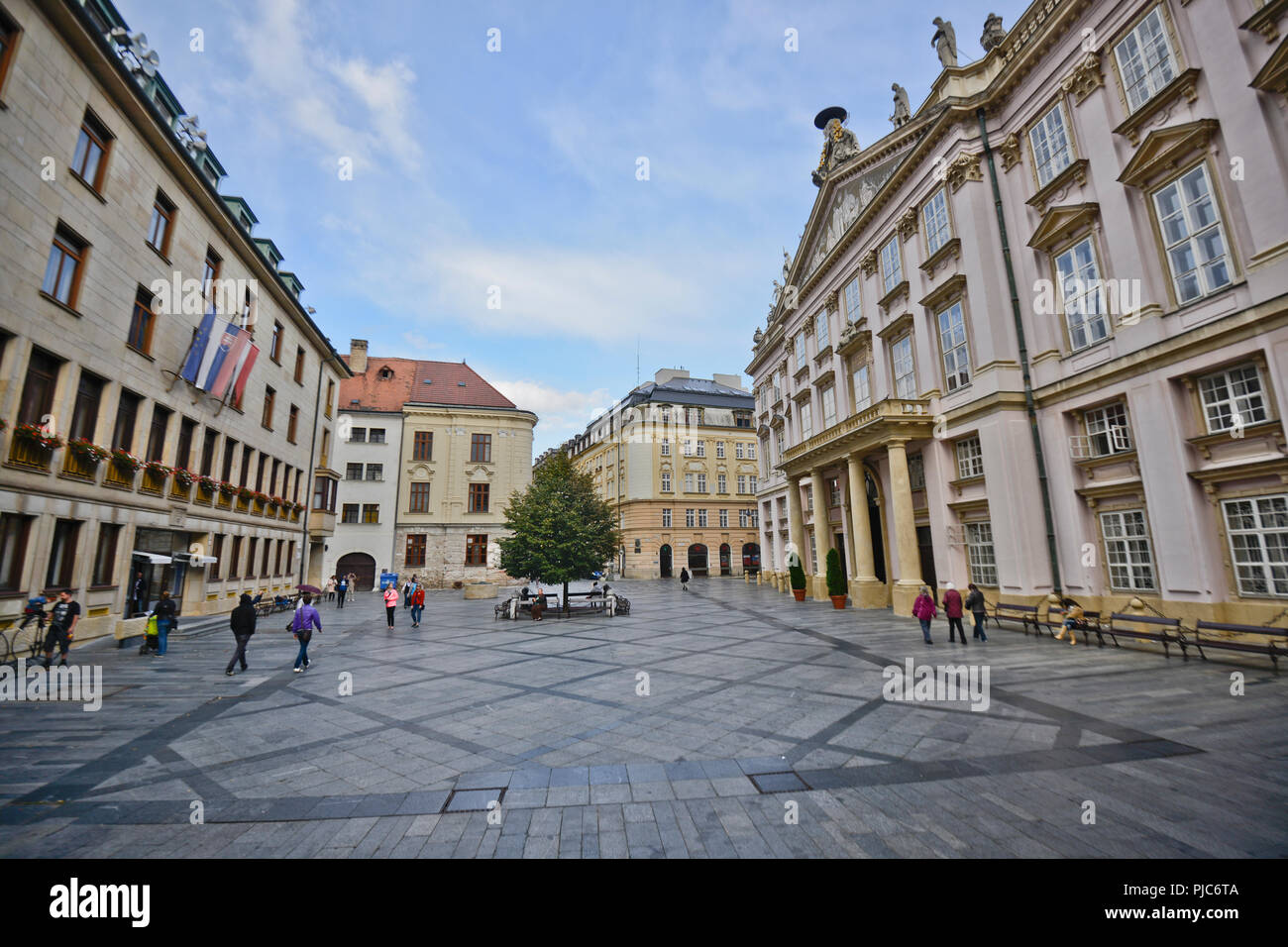 Primas's Square, Bratislava, Slowakei Stockfoto