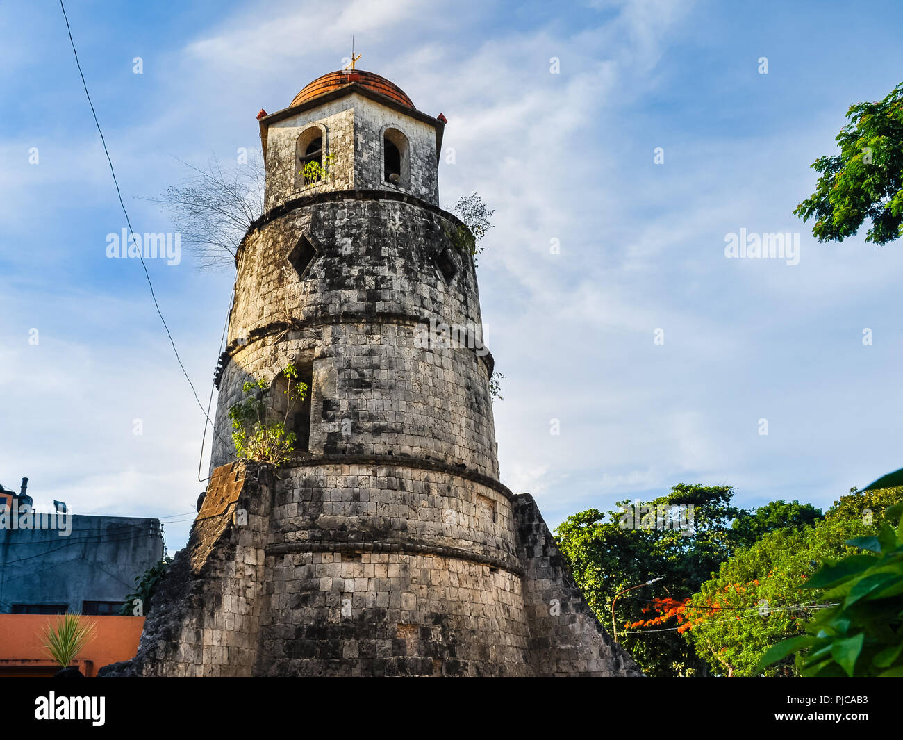 Historische Glockenturm von Dumaguete City, Negros Oriental, Philippines Stockfoto