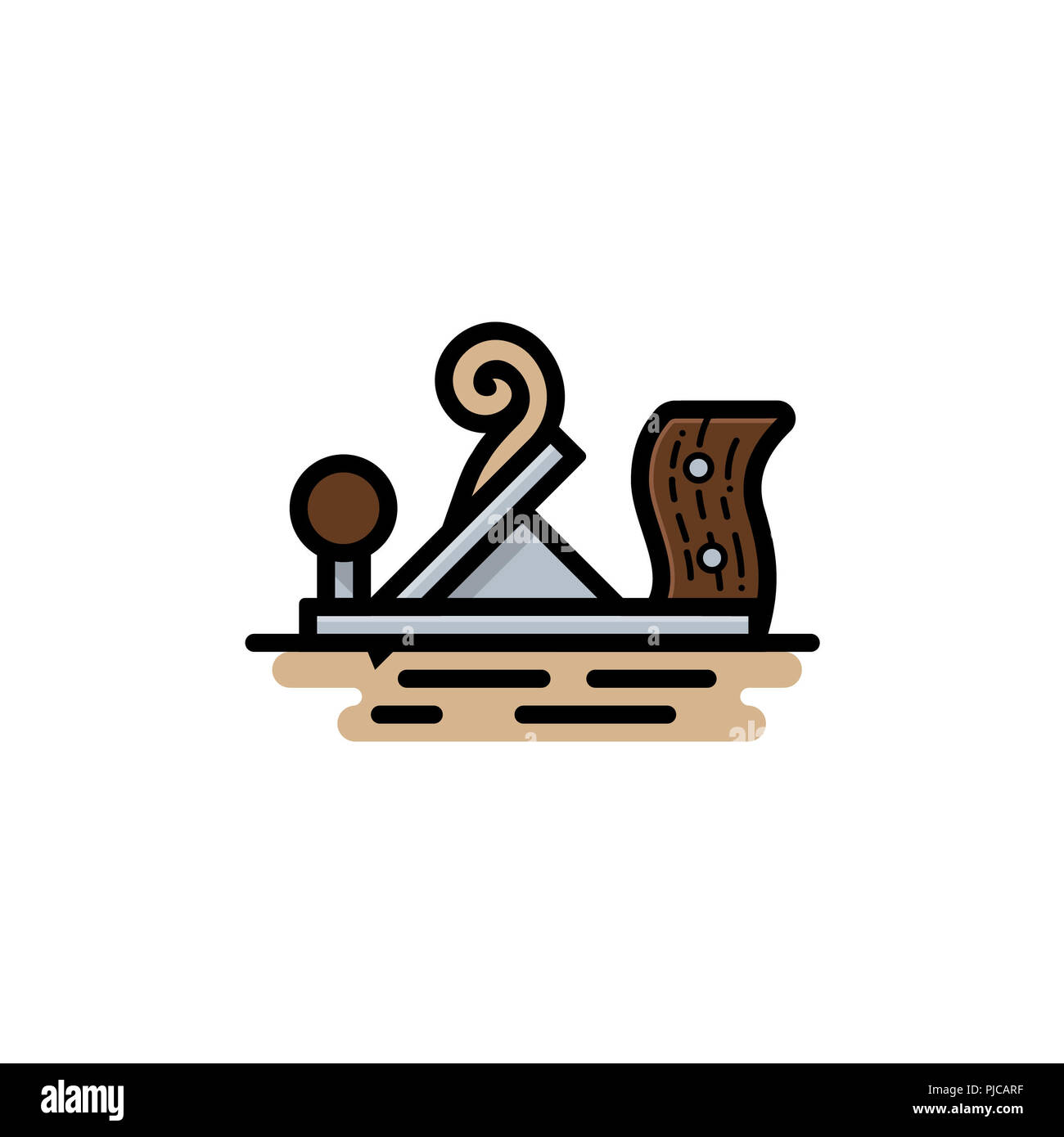 Holz Flugzeug Werkzeug Stockfoto