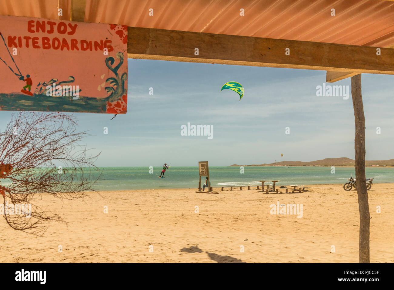 Eine Ansicht von Cabo De La Vela in Kolumbien Stockfoto