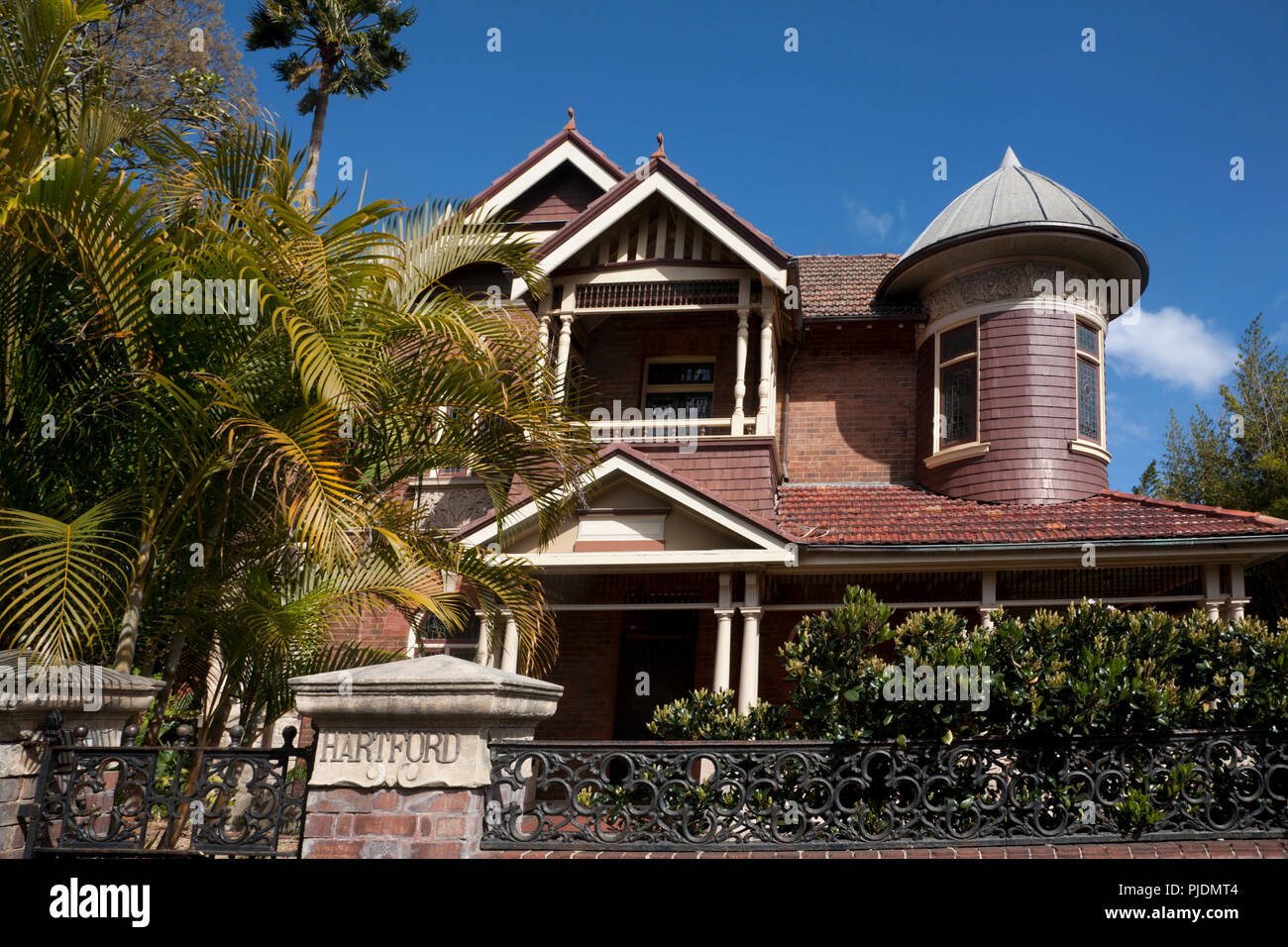 Hartford Einfamilienhaus Glebe Point Road glebe Sydney New South Wales, Australien Stockfoto