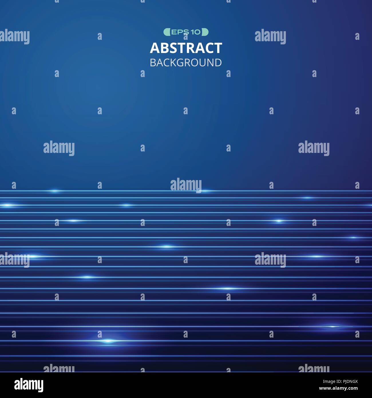 Zusammenfassung von digitalen stripe Wave Line pattern in blauen Hintergrund, Illustration Vector EPS 10. Stock Vektor