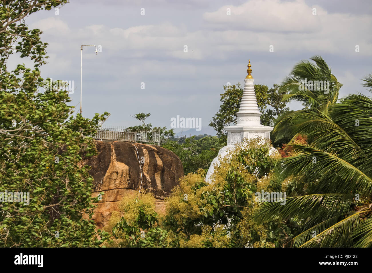 Isurumuniya Tempels, Anuradhapura, Sri Lanka Stockfoto