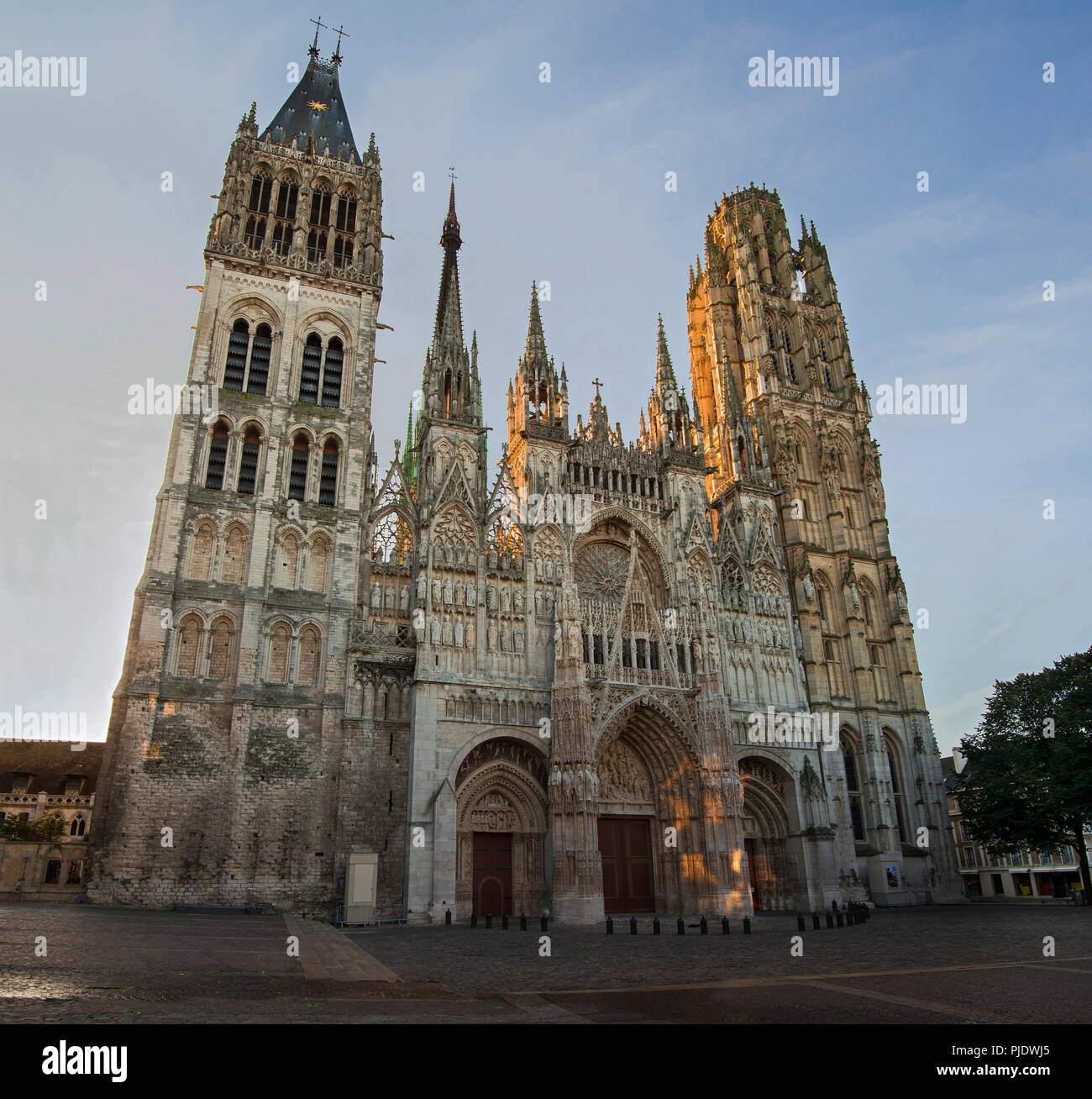 Die gotische Kathedrale Notre Dame Stockfoto