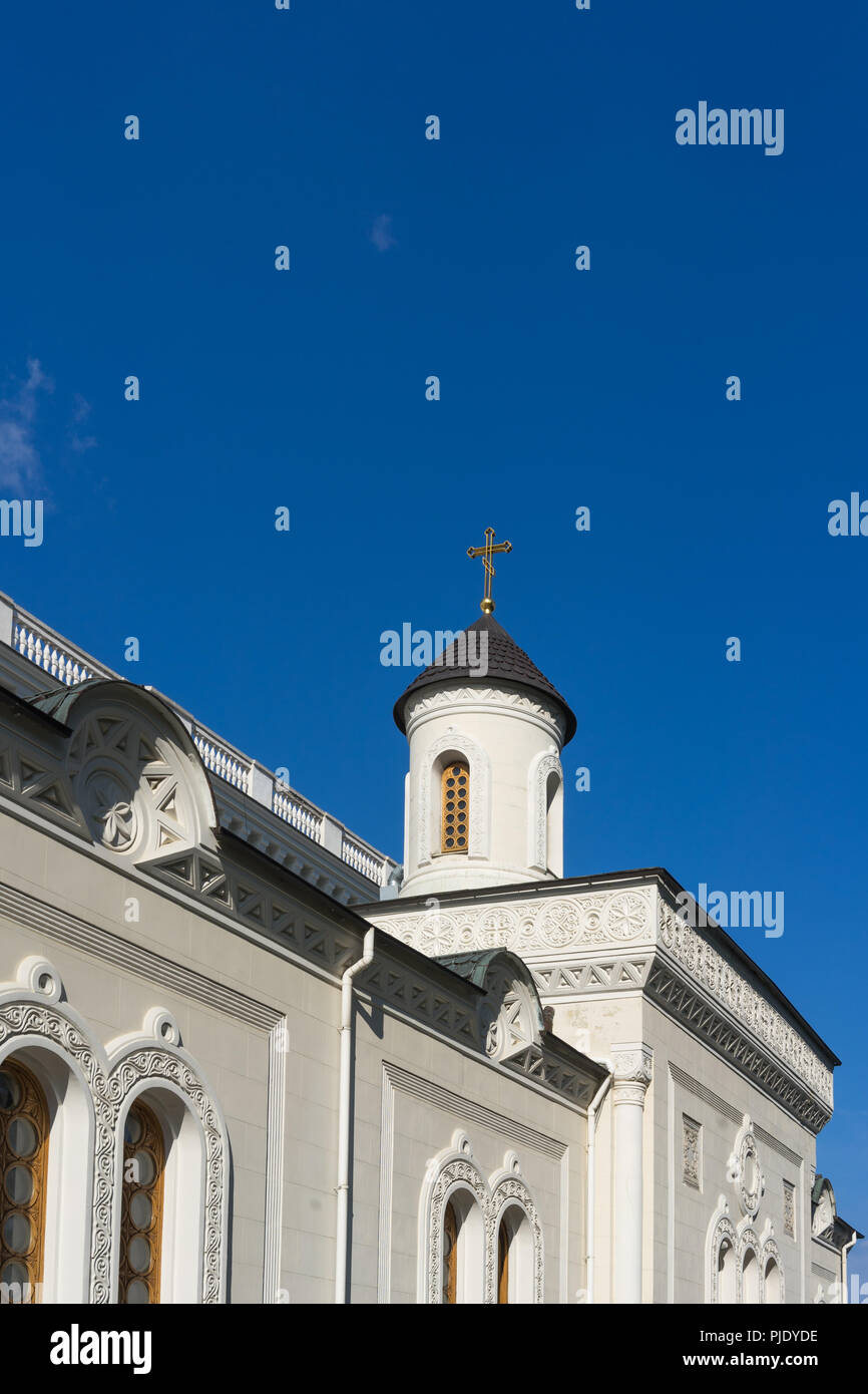 In Jalta auf der Krim - Mai 30, 2016: Das Haus der Kirche der Romanow-dynastie in Livadiya Stockfoto