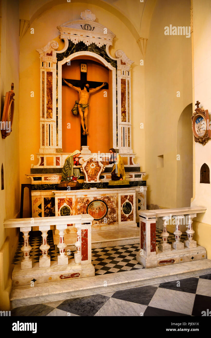 Römisch-katholische Kirche Sardnina Cagliari Italien Stockfoto