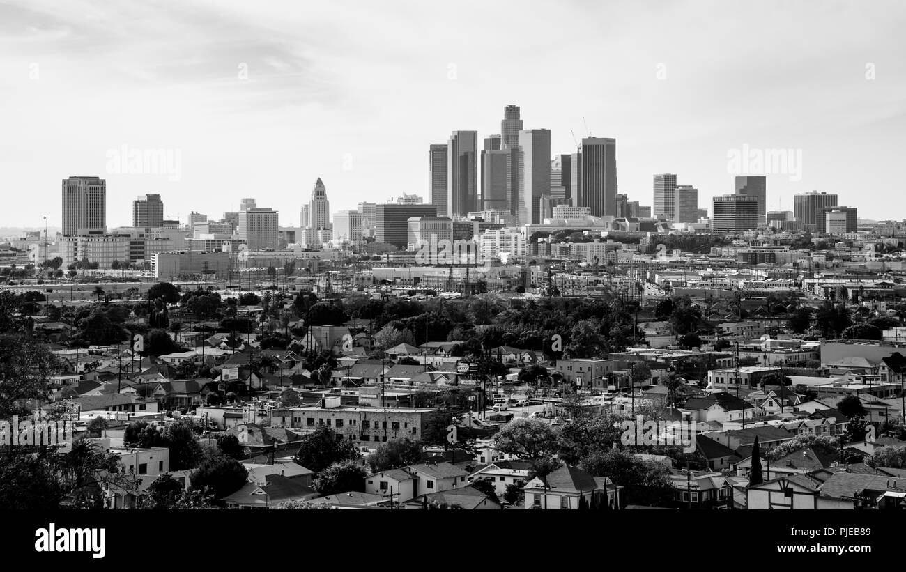 Los Angeles Skyline. Stockfoto