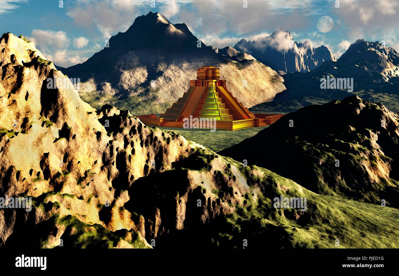 Die mythische Stadt El Dorado. Stockfoto