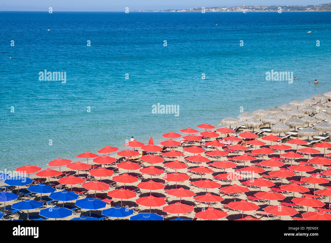 Makris Gialos Strand, Insel Kefalonia, Griechenland Stockfoto