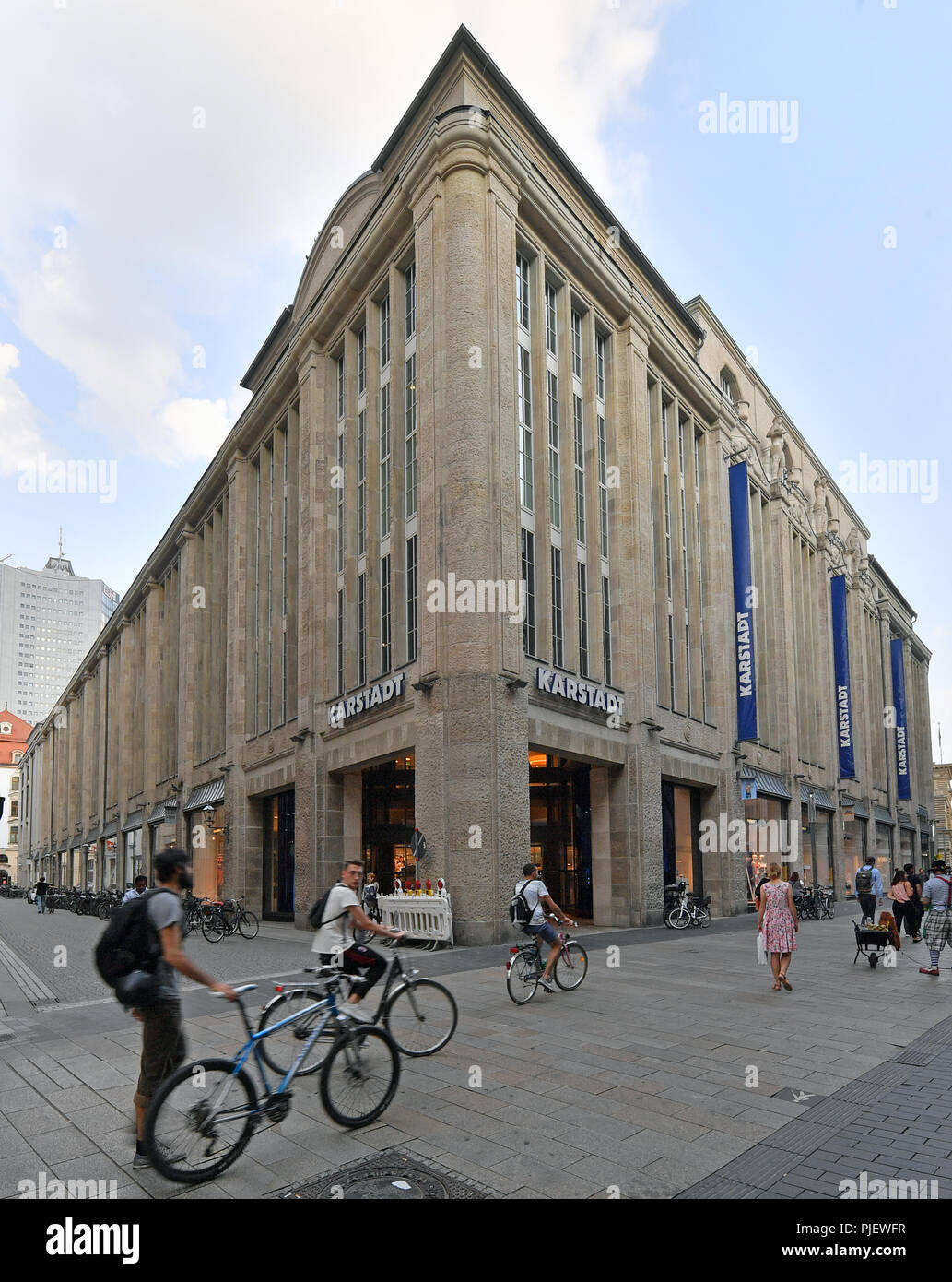 Leipzig Deutschland 06 Sep 2018 Passanten In Leipzig