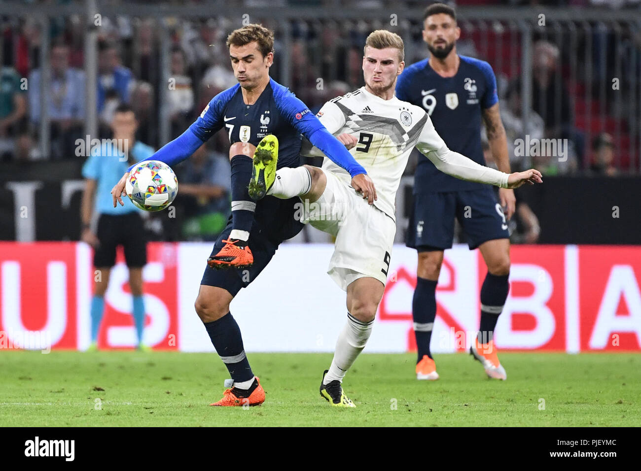 Frankreich in München Länderspiel 06.09.2018 Deutschland Nations League 