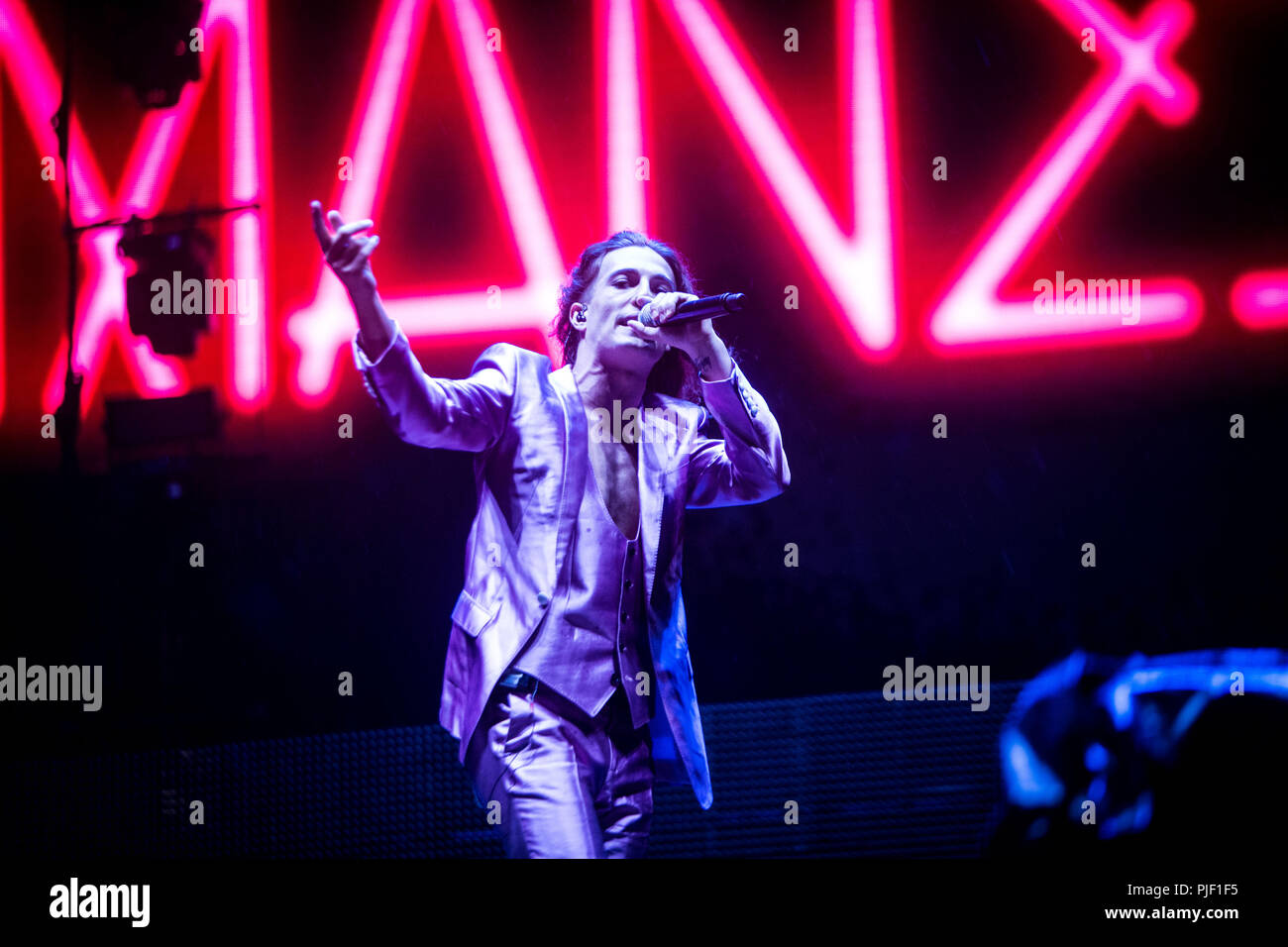 Rho Mailand Italien 6 September 2018 Maneskin live in Milano Rocksl 2018 im Bereich Expo Erfahrung © Roberto Finizio / alamy Credit: Roberto Finizio / alamy Leben Nachrichten Stockfoto