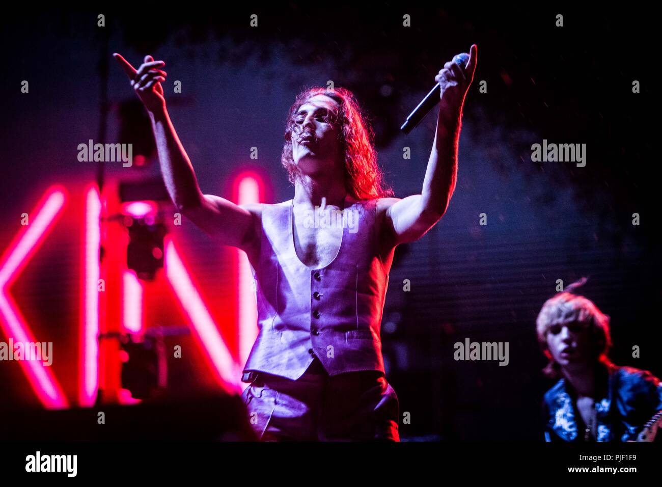 Rho Mailand Italien 6 September 2018 Maneskin live in Milano Rocksl 2018 im Bereich Expo Erfahrung © Roberto Finizio / alamy Credit: Roberto Finizio / alamy Leben Nachrichten Stockfoto