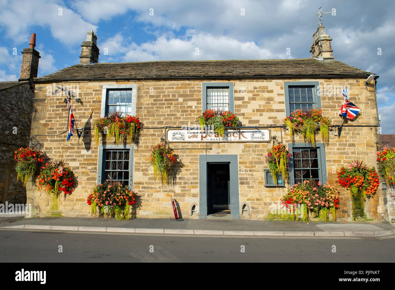 Die Peacock Hotel in Bakewell, Nationalpark Peak District, Derbyshire Stockfoto