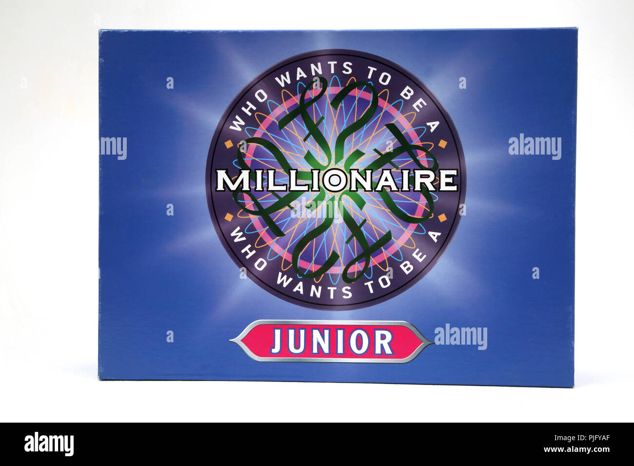 Wer wird Millionär Spiel Junior Edition zu sein Stockfoto