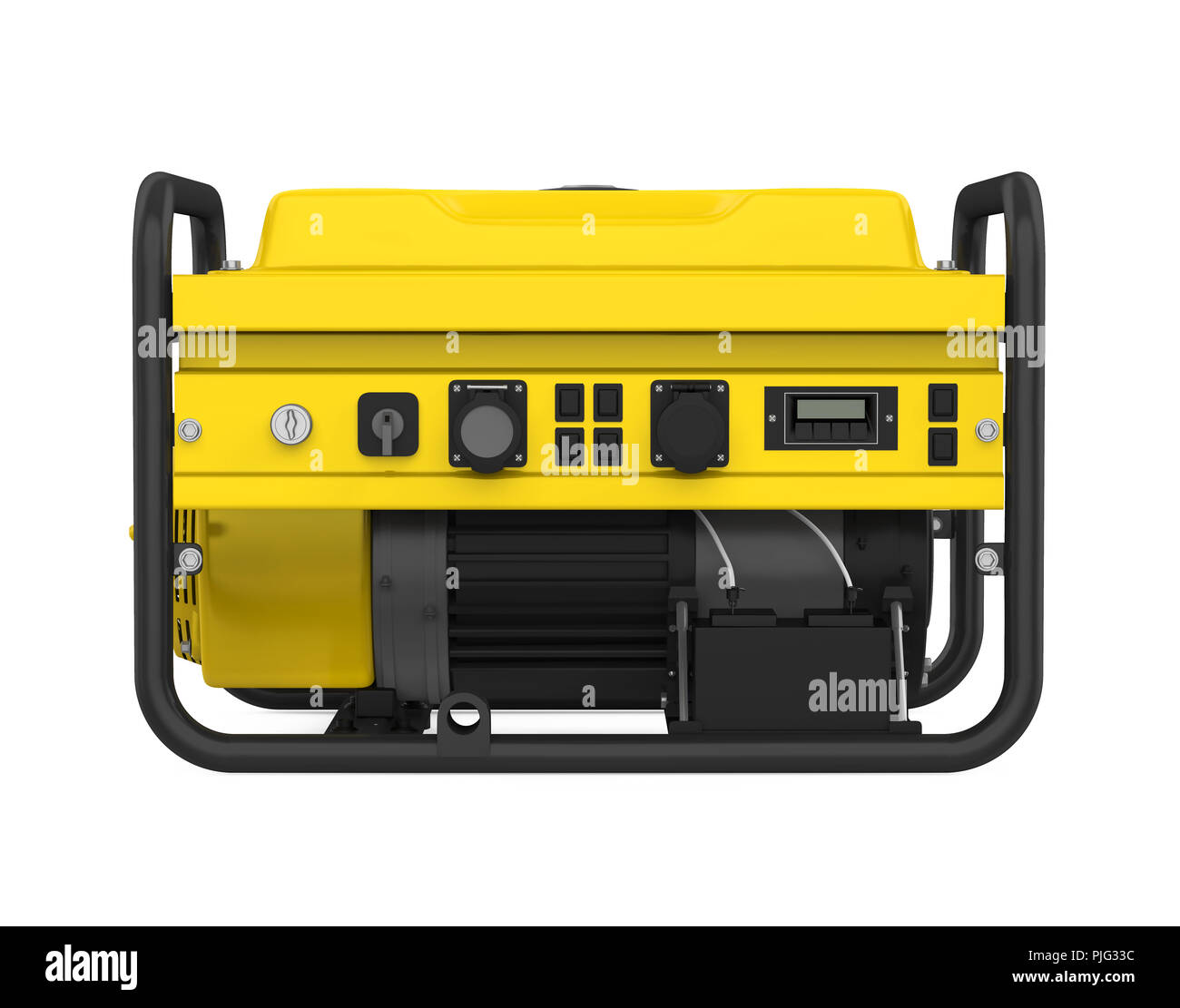 Generator Benzin isoliert Stockfoto