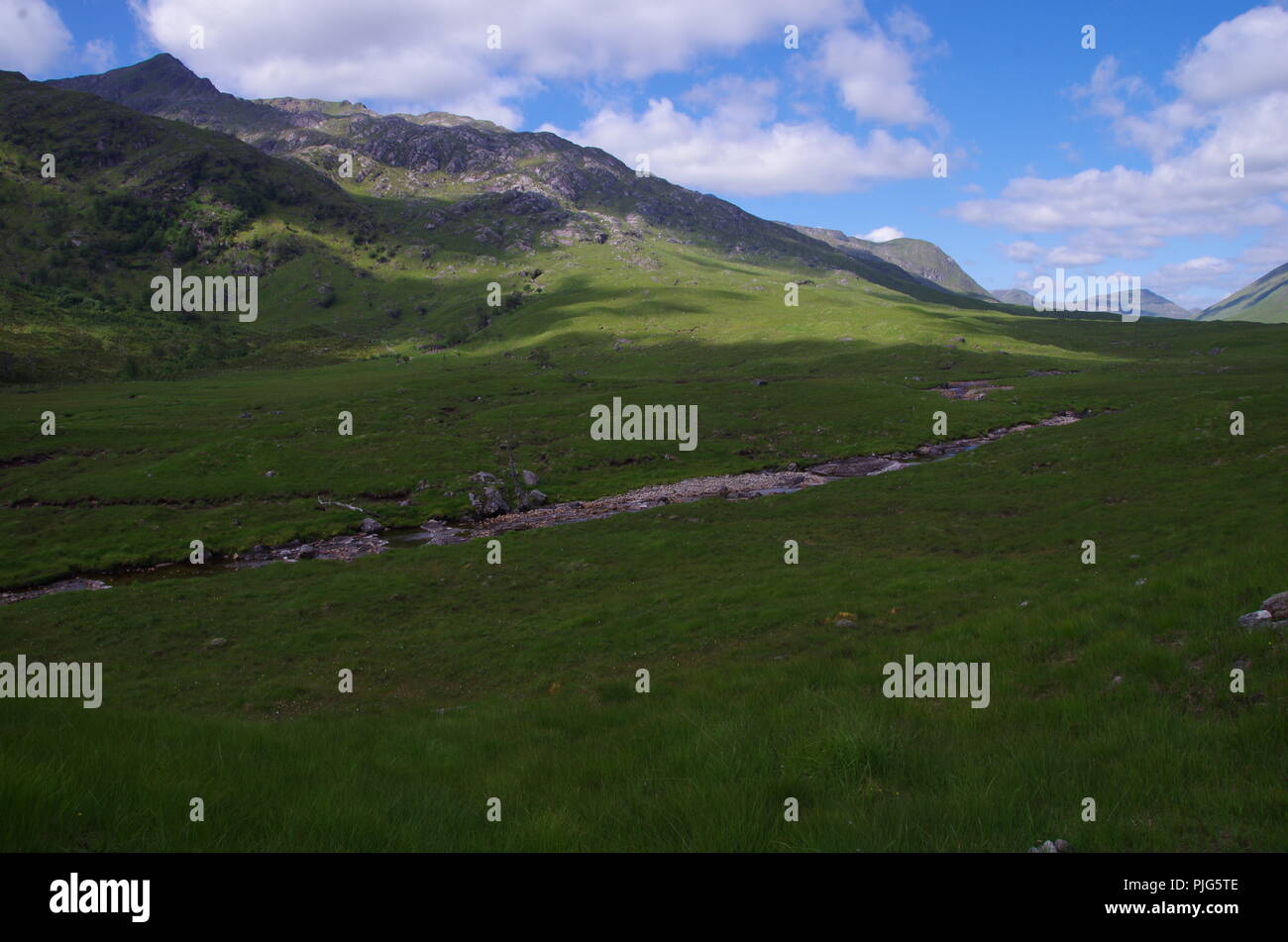 John O'Groats (Duncansby head) zu den Ländern Ende Ende Trail zu beenden. Cape Wrath Trail. Hochland. Schottland. Großbritannien Stockfoto