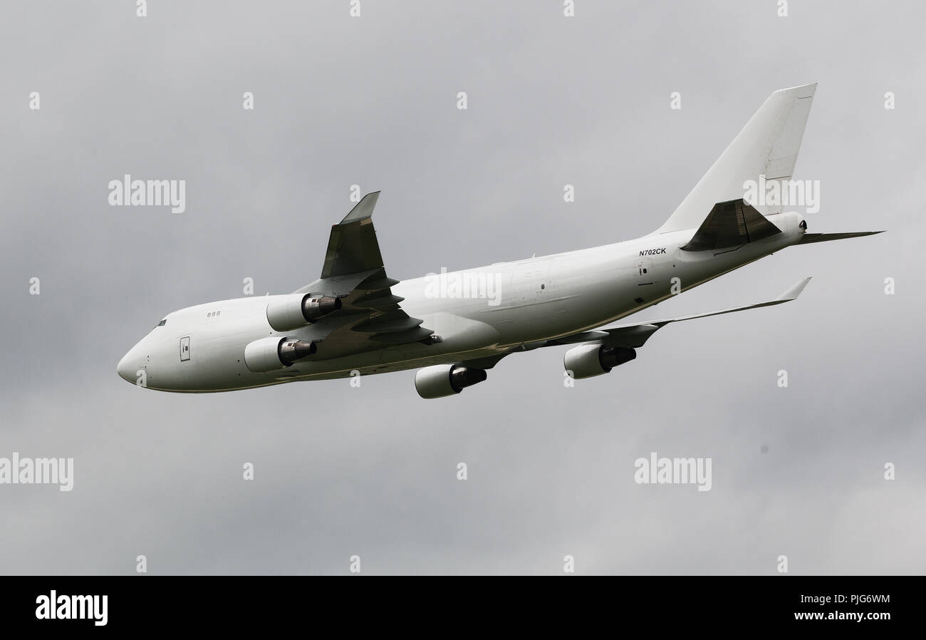 Boeing 747-400 Commercial Airplane Stockfoto