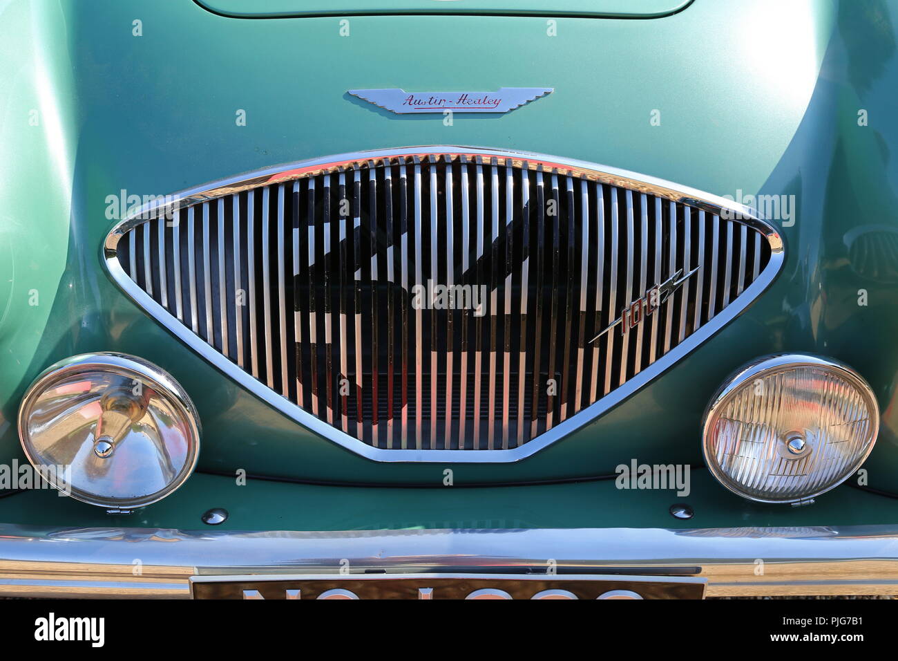 Austin-Healey 100 Spezielle Test Auto (1953) Concours von Eleganz 2018, 2. September 2018. Hampton Court Palace, London, UK, Europa Stockfoto