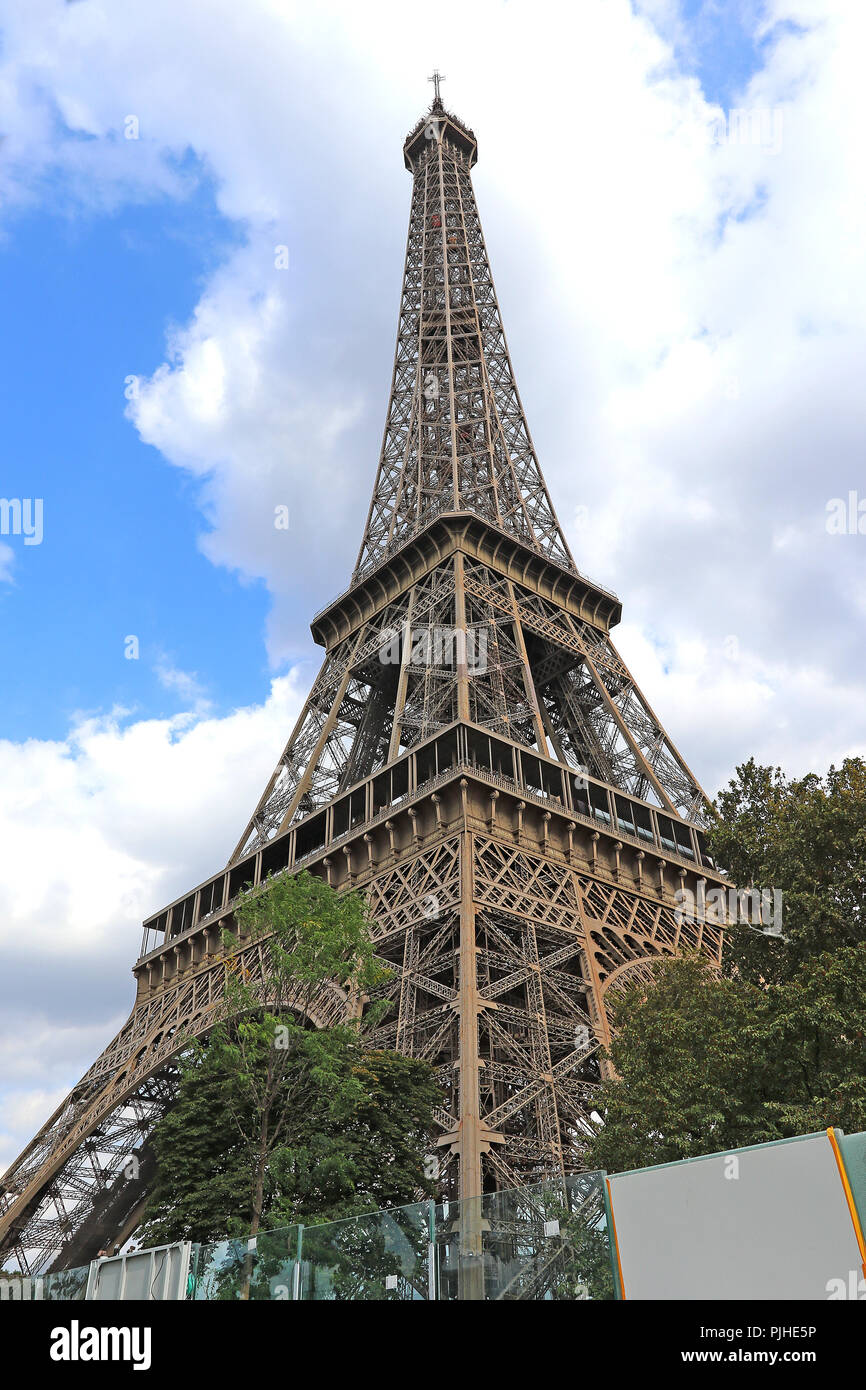 Eiffelturm, Paris Im Herbst, Paris, Frankreich, 03. September 2018, Foto von Richard Goldschmidt Stockfoto