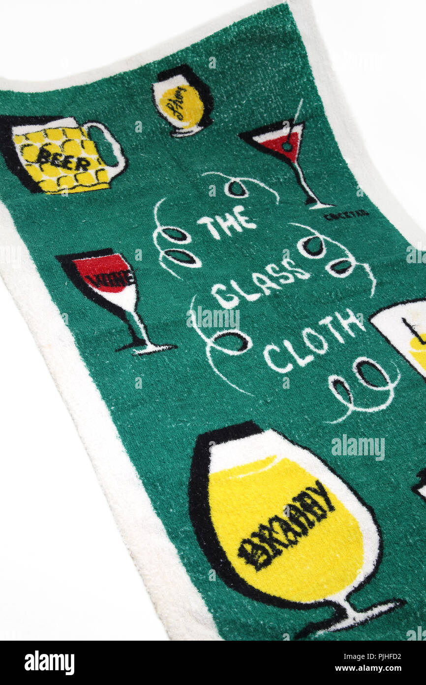 Schlingengewebe nach Art der Frottiergewebe Bar Handtuch Stockfoto