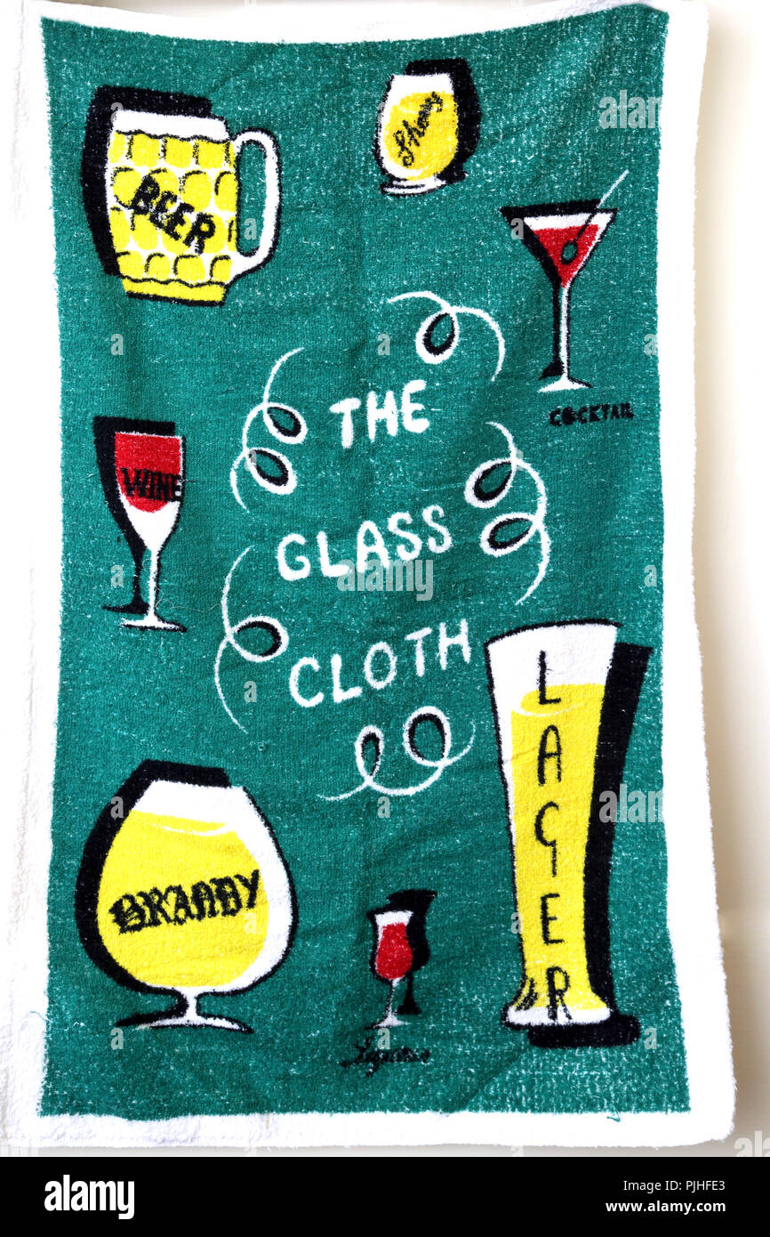 Schlingengewebe nach Art der Frottiergewebe Bar Handtuch Stockfoto