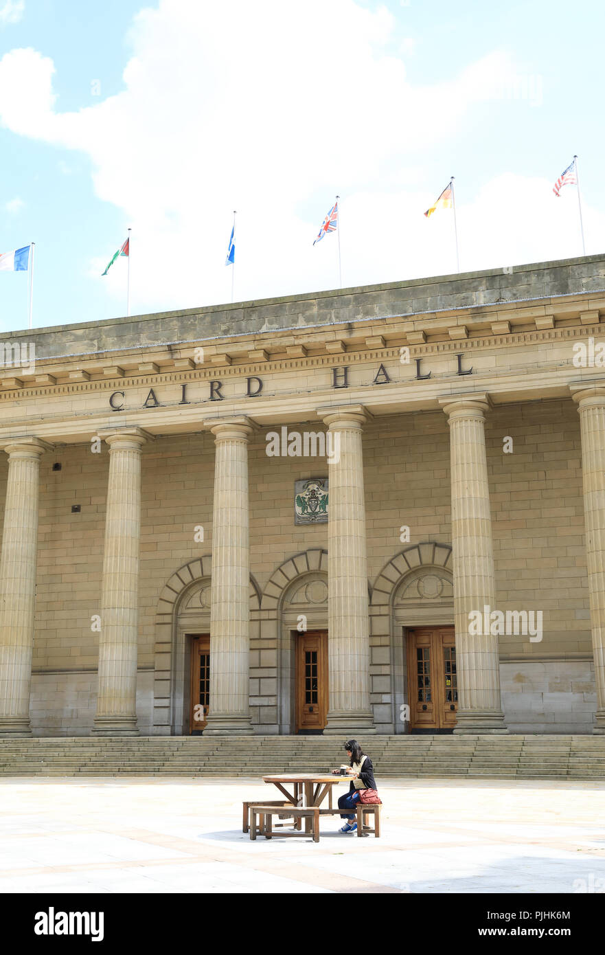 Caird Hall, ein Konzert Auditorium am City Square im Zentrum von Dundee, auf Tayside, in Schottland, Großbritannien Stockfoto