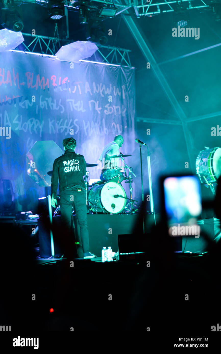 David Fonseca - Radio Gimini in Braga Noite Branca Stockfoto