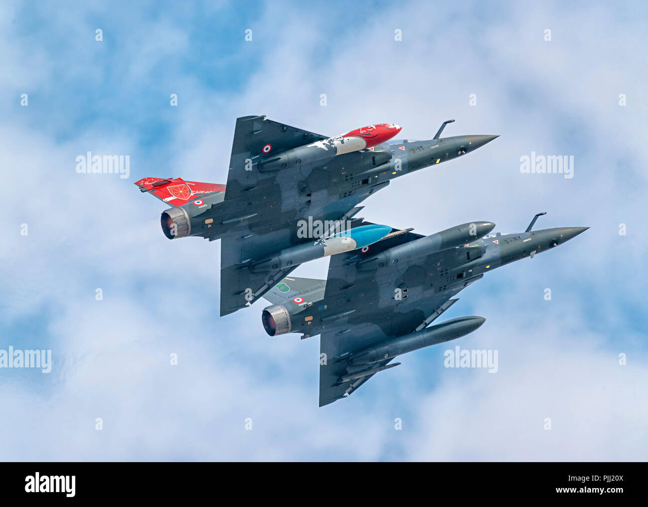 Dassault Mirage 2000-D, der französischen Luftwaffe, RIAT, RAF Fairford 2018 Stockfoto