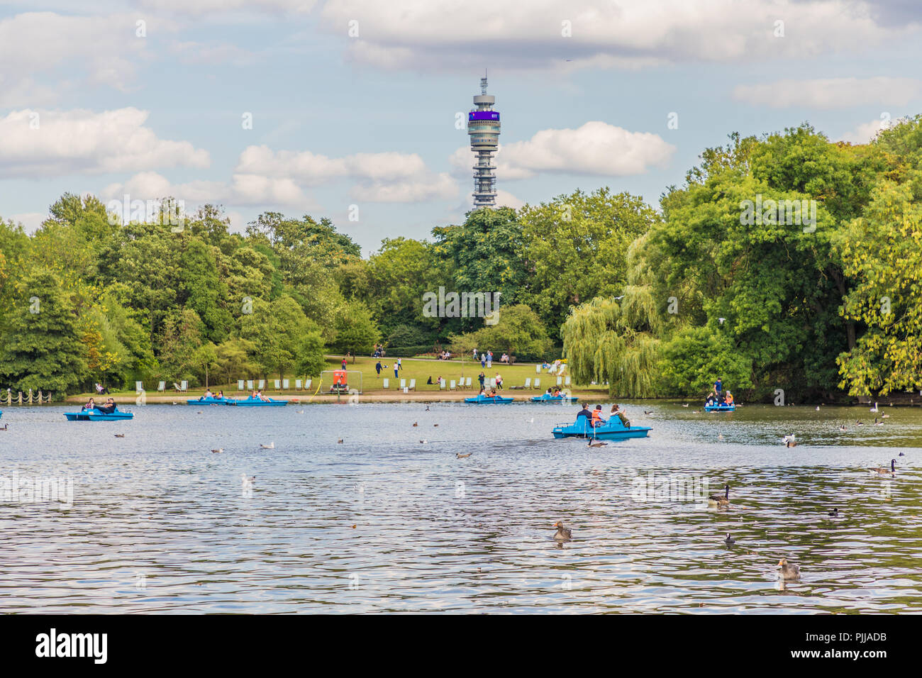 Eine typische Ansicht in London Stockfoto