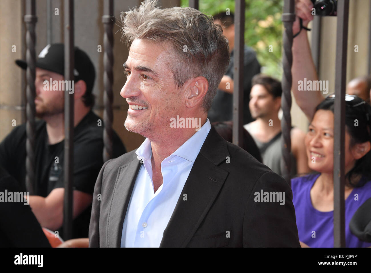 Toronto, Ontario, Kanada. 7. Sep 2018. DERMOT MULRONEY besucht 'Homecoming' Premiere während der 2018 Toronto International Film Festival, Ryerson Theater am 07 September, 2018 in Toronto, Kanada Quelle: Igor Vidyashev/ZUMA Draht/Alamy leben Nachrichten Stockfoto