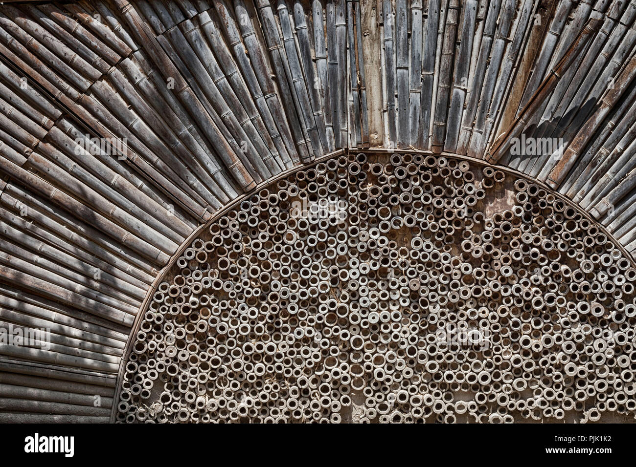 Objekt aus Bambus Stockfoto