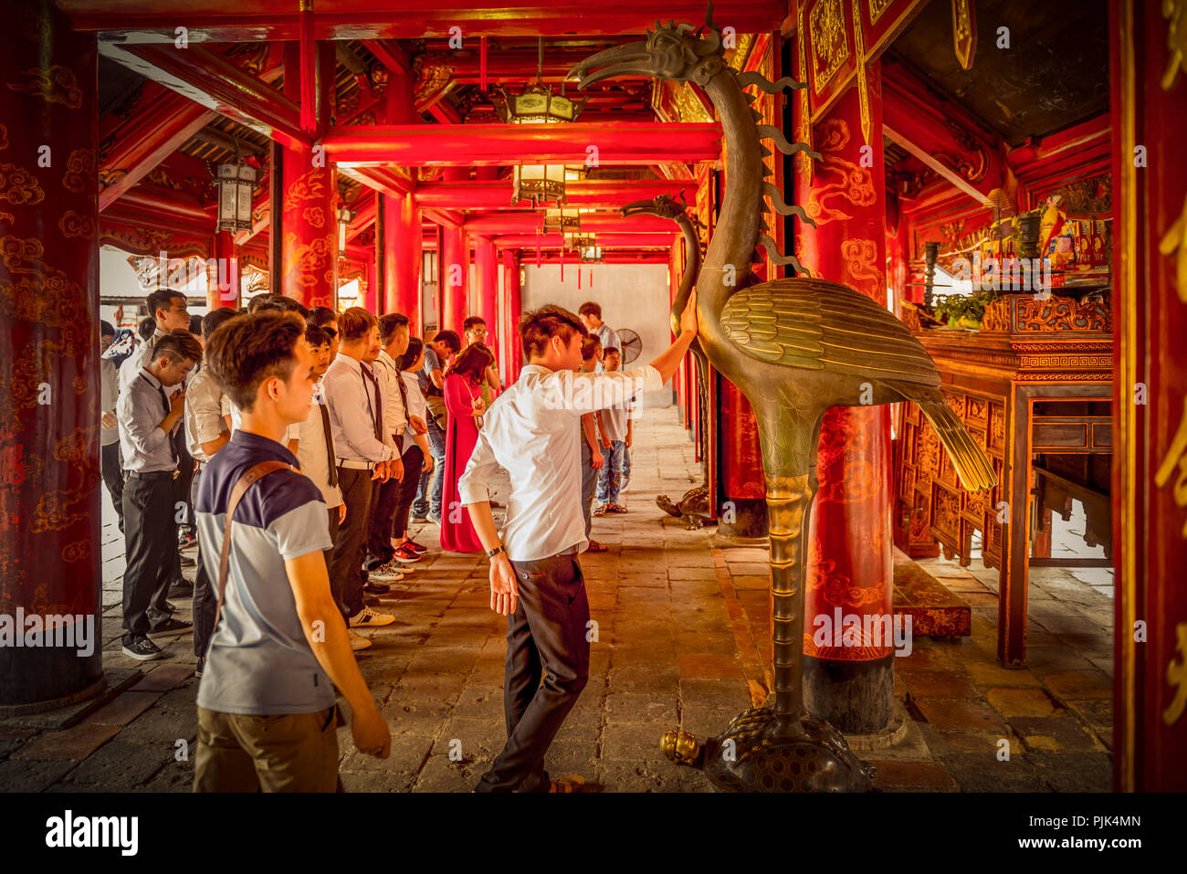 Asien, Vietnam, Hanoi Literatur, Tempel, Tempel der Literatur Stockfoto