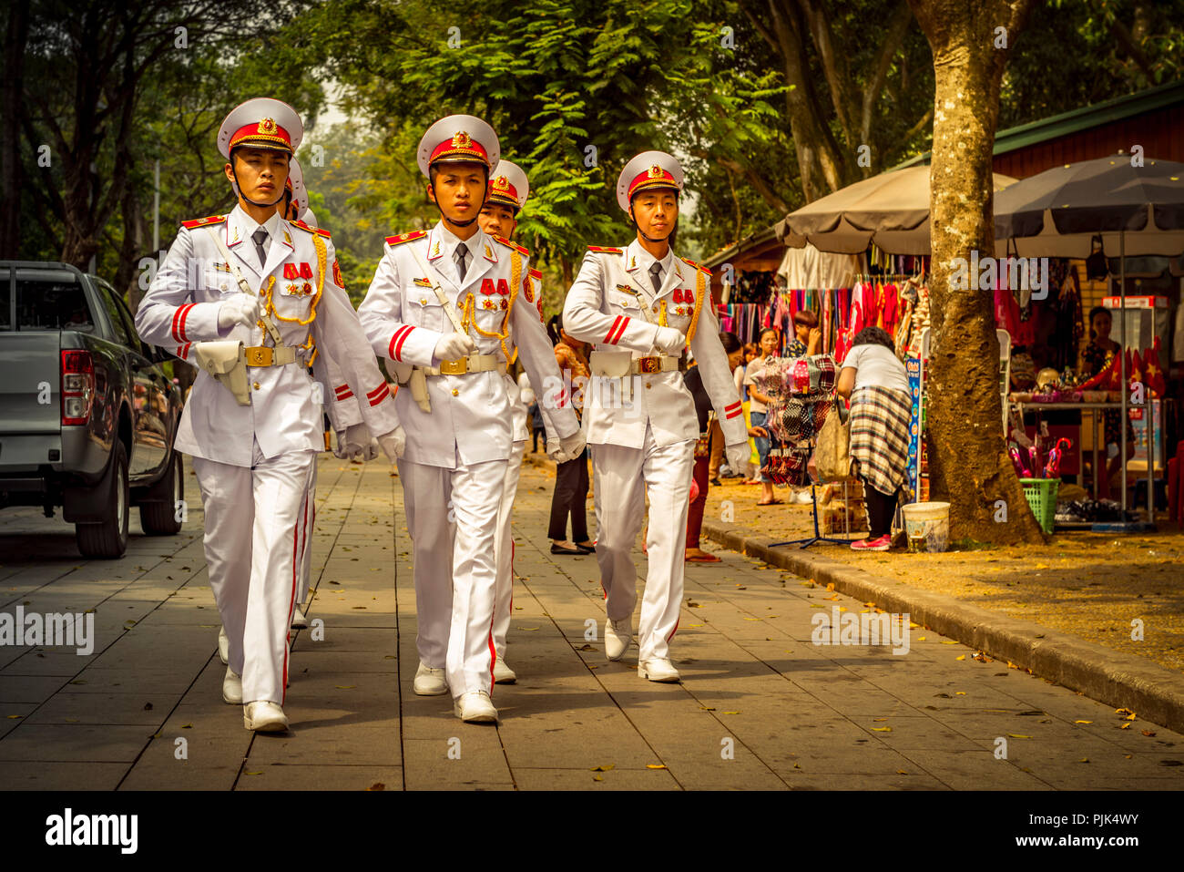 Asien, Südostasien, Vietnam, Hanoi, Ho Chi Minh Mausoleum Stockfoto