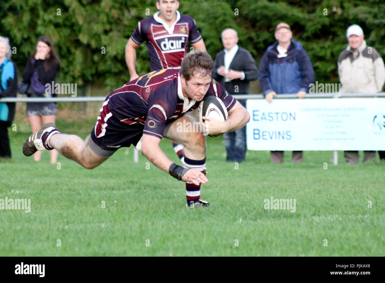 Alte Klapse RFC Verse Barnstaple RFC Stockfoto