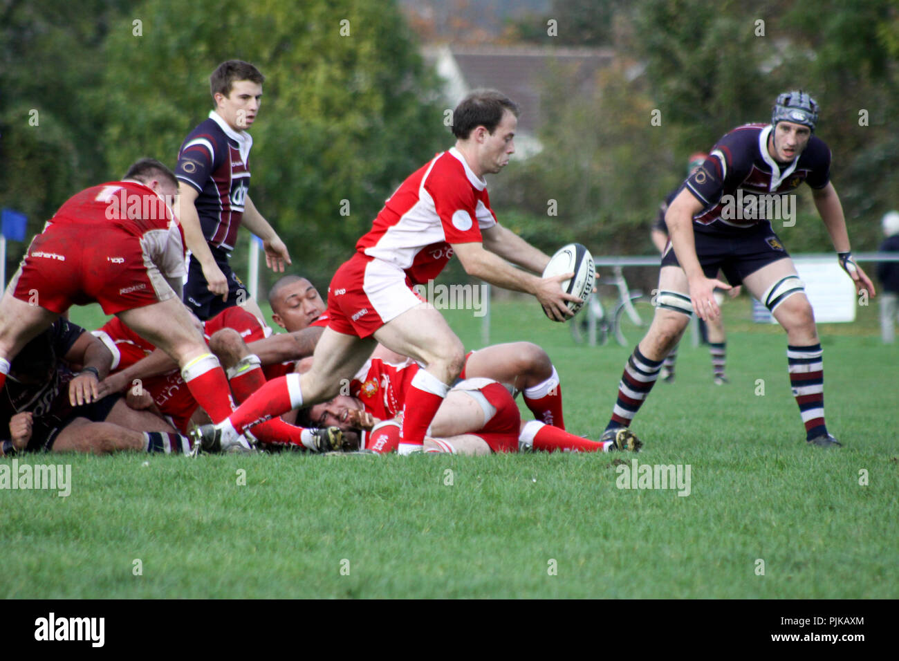 Alte Klapse RFC Verse Barnstaple RFC Stockfoto