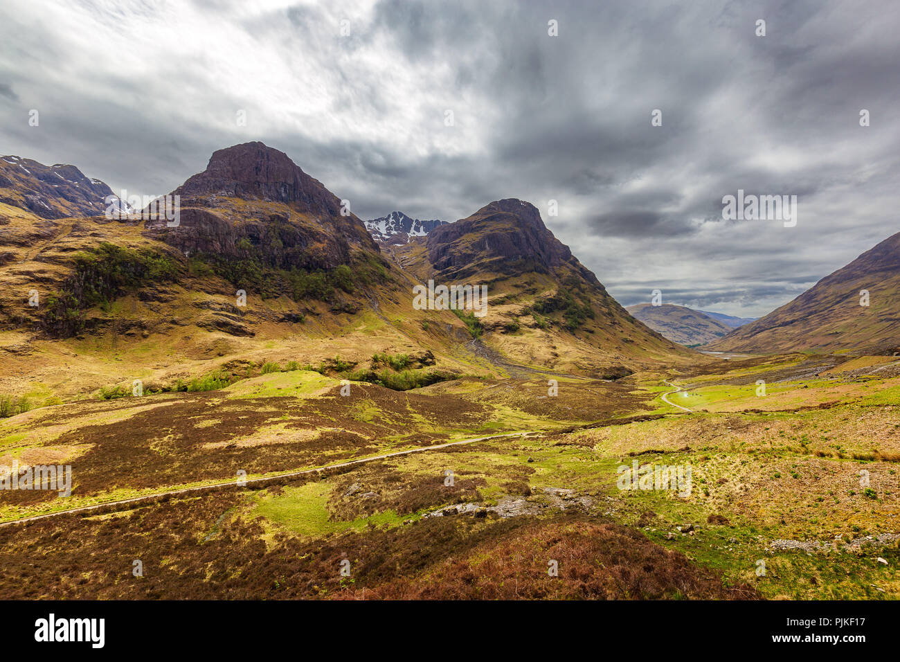 Die drei Schwestern von Glencoe Stockfoto