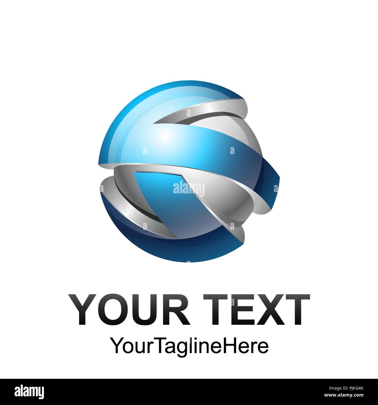 Kreative abstrakte digitale Sphäre Technologie vektor Logo Design template Element. Web Netzwerk Internet Business Logo Konzept Kreissymbol. Stock Vektor