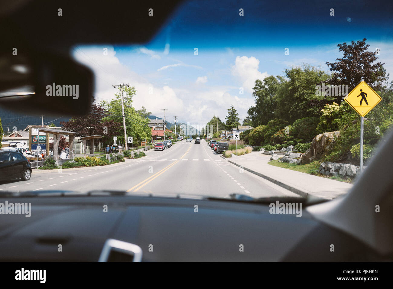 Tour durch Tofino, Vancouver Island, Kanada Stockfoto