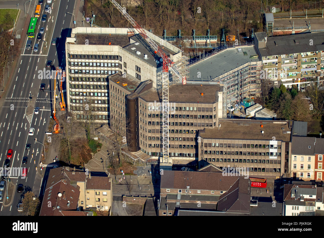 Arbeitsamt Oberhausen, Jobcenter, Arbeitsverwaltung, Oberhausen, Ruhrgebiet, Nordrhein-Westfalen, Deutschland Stockfoto