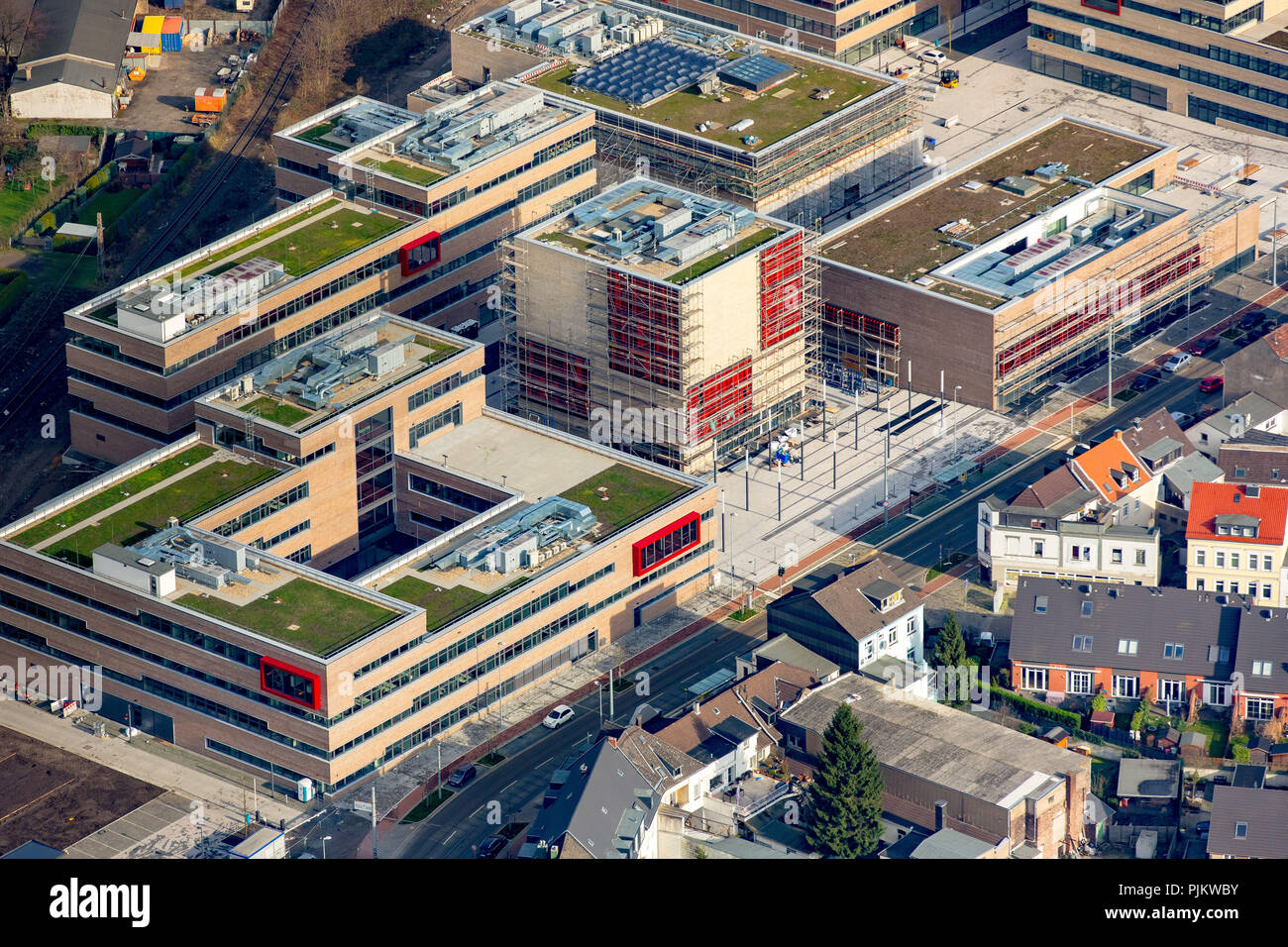 Ruhr West Universität, Campus, Neue Universität, Duisburg, Ruhrgebiet, Nordrhein-Westfalen, Deutschland Stockfoto