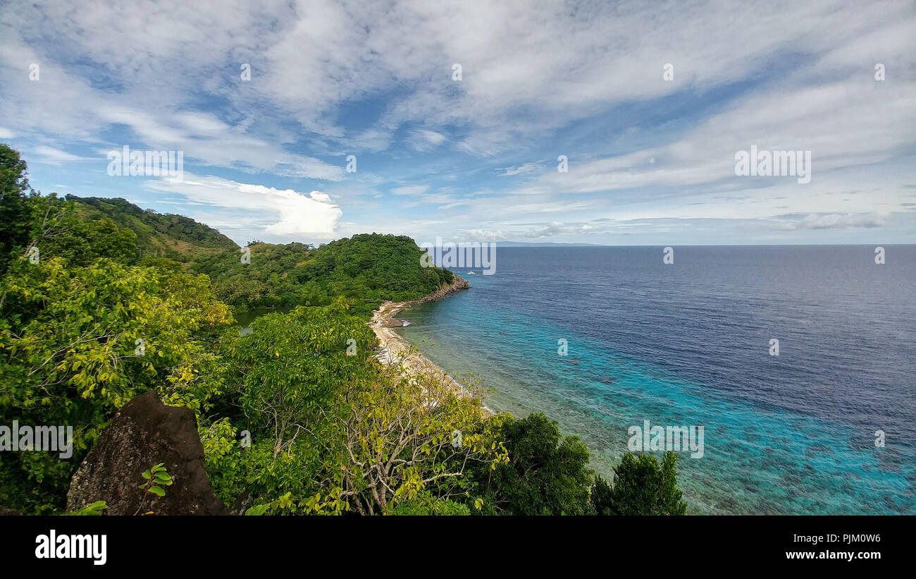 Apo Island auf den Philippinen Stockfoto