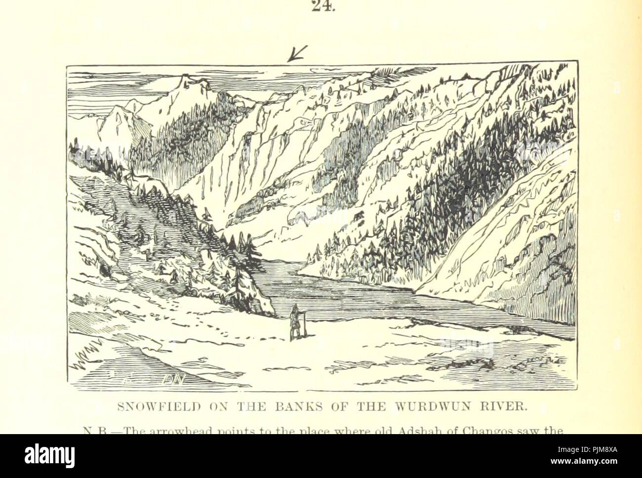 Bild von Seite 104 "vorläufige Skizzen in Kaschmir; oder, Szenen in "Kuckuck - cloudland." Von D. J. F. N. (D. J. F. Newall.) [mit Illustrationen.]'. Stockfoto