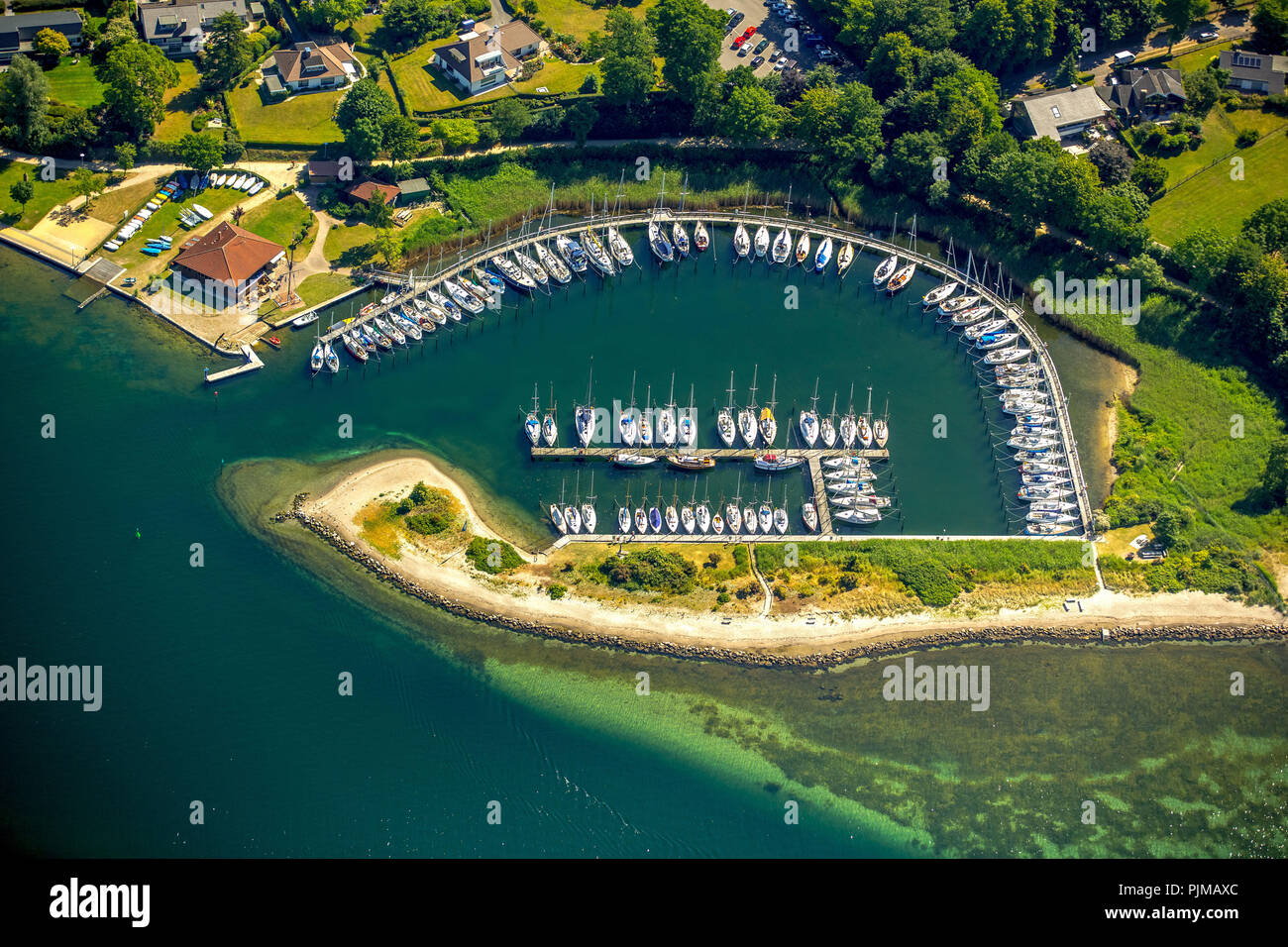 Neustädter Segelverein eV, Neustadt in Holstein, Bucht von Lübeck, Hansestadt, Schleswig-Holstein, Deutschland Stockfoto